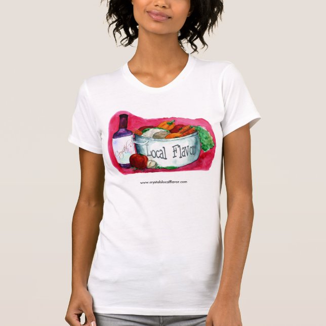 Lokales Aroma-Shirt des Kristalles T-Shirt (Vorderseite)