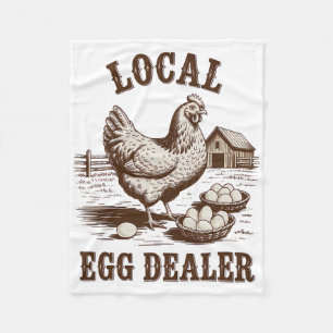 Lokales Eierhändler-Verzeichnis Ostern Lustiger Hü Fleecedecke
