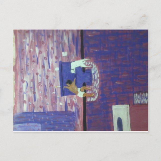 Lokales Wasserloch Postkarte (Vorderseite)