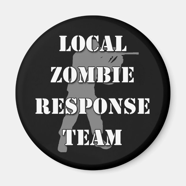 Lokales Zombie-Ansprechteam Magnet (Vorne)