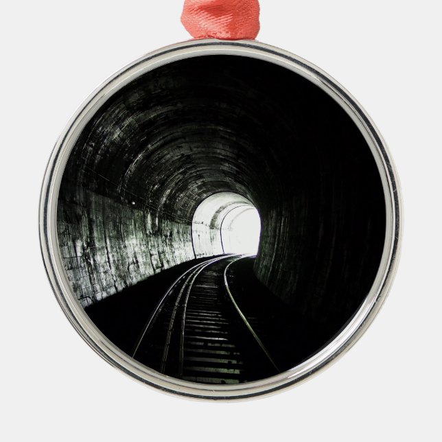 Lokaltunnel Silbernes Ornament (Vorne)