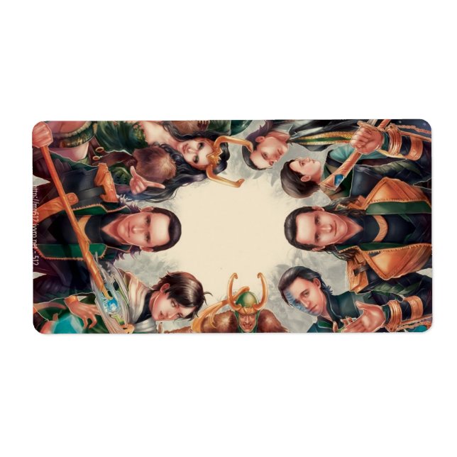 Loki en tous Étiquette (Devant)