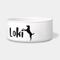 Loki - Hunde und Katzen personalisierte Schale
