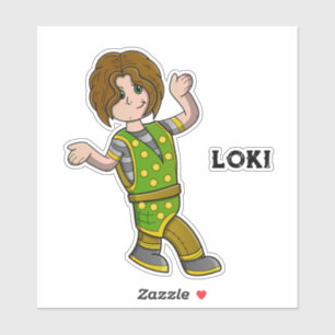 Loki Norse Mythology Aufkleber