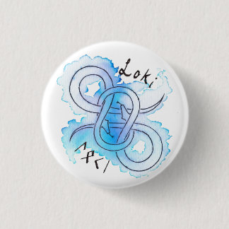 Loki-Symbol-Knopf Button