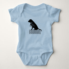 Lokis Buddies: Beagle Mickey Black Baby Strampler