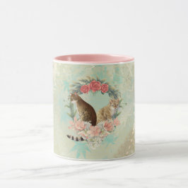 Lokis Buddies: Mika und Chidori Bengalische Katzen Tasse