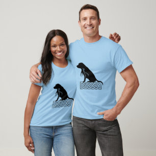 Lokis Kumpels: Beagle Mickey Black T-Shirt
