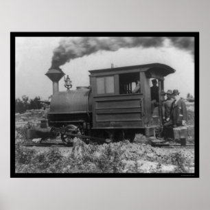 Lokomotive auf Mesabi Strecke 1903 Poster