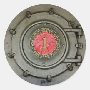 Lokomotive aus Lima Runder Aufkleber