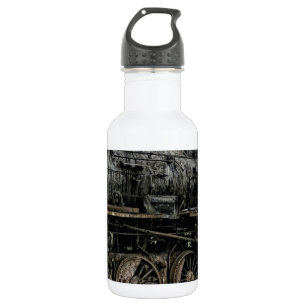 Lokomotive Dampflok Zug Schiene Eisenbahn Trinkflasche