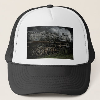 Lokomotive Dampfmotor Zug Schiene Eisenbahn Truckerkappe