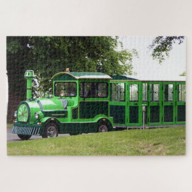 Lokomotive für den grünen Straßenzug (Horizontal)
