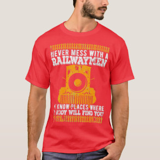 Lokomotive für die Eisenbahn 7 T-Shirt