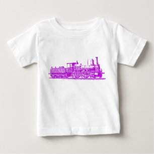 Lokomotive - Lila Baby T-shirt