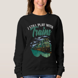 Lokomotive-Motor Bahnfächer für Zugverband Sweatshirt