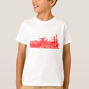 Lokomotive - rot T-Shirt