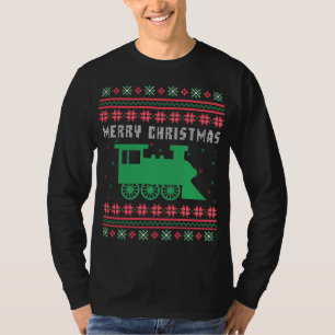 Lokomotive Ugly Christmas Sweater T-Shirt