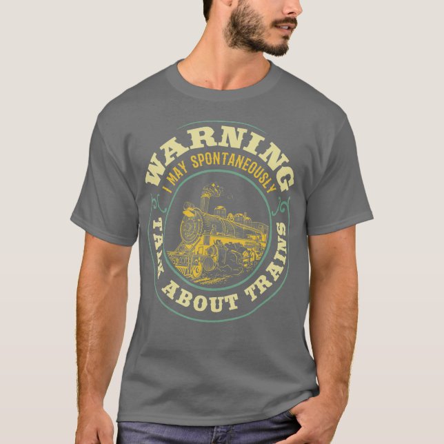 Lokomotivengift für Triebzüge T-Shirt (Vorderseite)