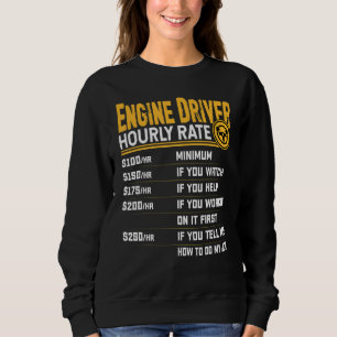 Lokomotivführer Lokomotive Eisenbahn Lokomotivführ Sweatshirt