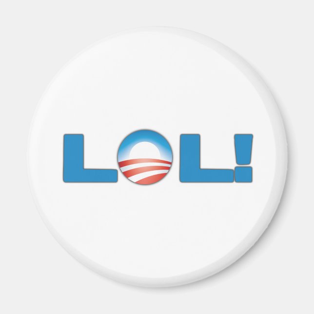 LOL Anti Obama Magnet (Vorne)
