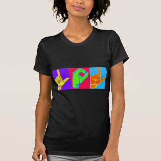 LOL ASL Gebärdensprache-Entwurf T-Shirt