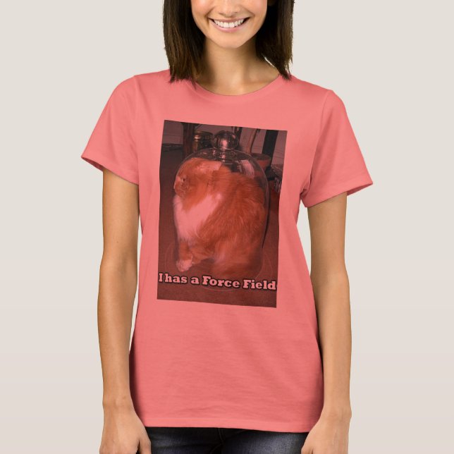 lol cats Shirt-i hat ein kraftvolles Feld T-Shirt (Vorderseite)