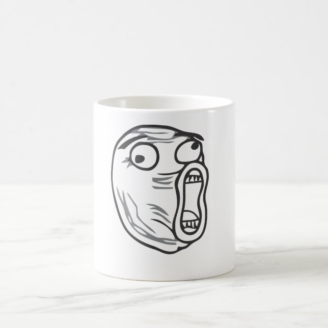 LOL Gesicht Kaffeetasse (Mittel)