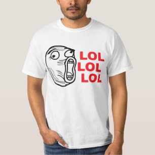 lol Gesicht meme Spaß rofl omg omfg T-Shirt