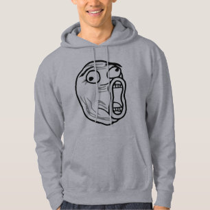 LOL Lachen-heraus lautes Raserei-Gesicht Meme Hoodie