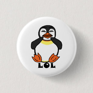 LOL Laughing Pinguin Button