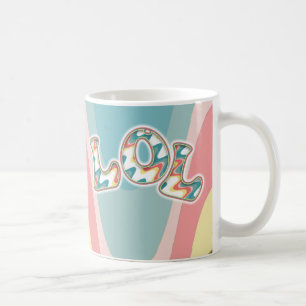 lol ~ Lichtwellen Kaffeetasse