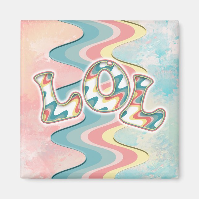 lol ~ Lichtwellen Magnet (Vorne)