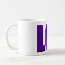 LOL lila Kaffeetasse