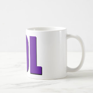 LOL lila Kaffeetasse