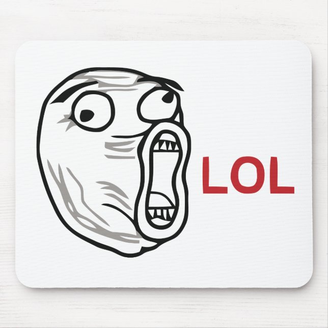 LOL meme Mousepad (Vorne)