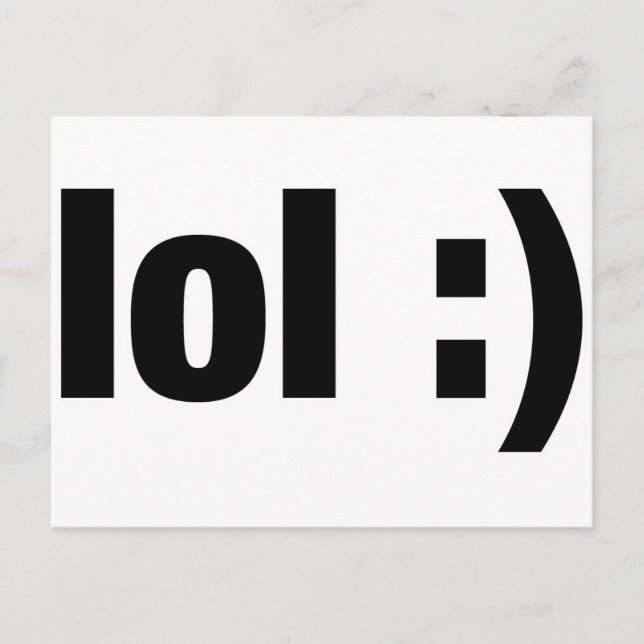 lol postkarte (Vorderseite)