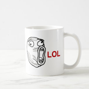 LOL Raserei-Gesicht Kaffeetasse