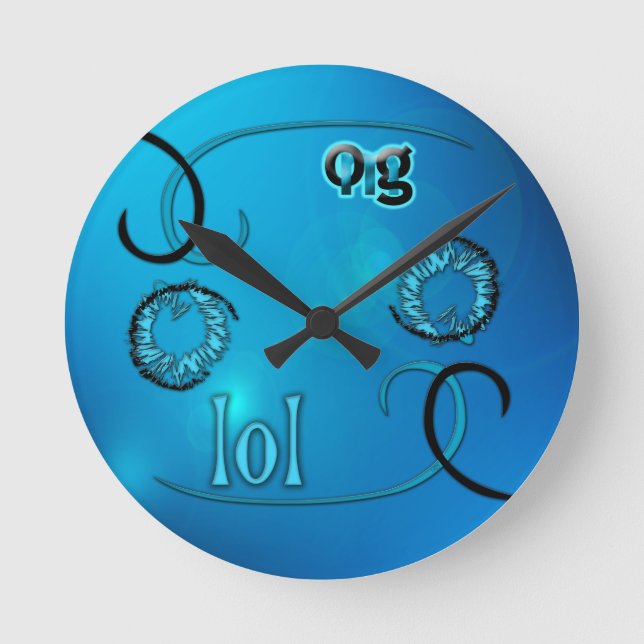 LOL! RUNDE WANDUHR (Vorderseite)