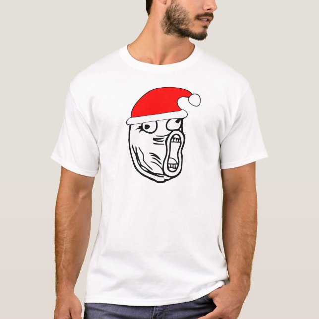 LOL Sankt - Weihnachtsinternet meme T-Shirt (Vorderseite)