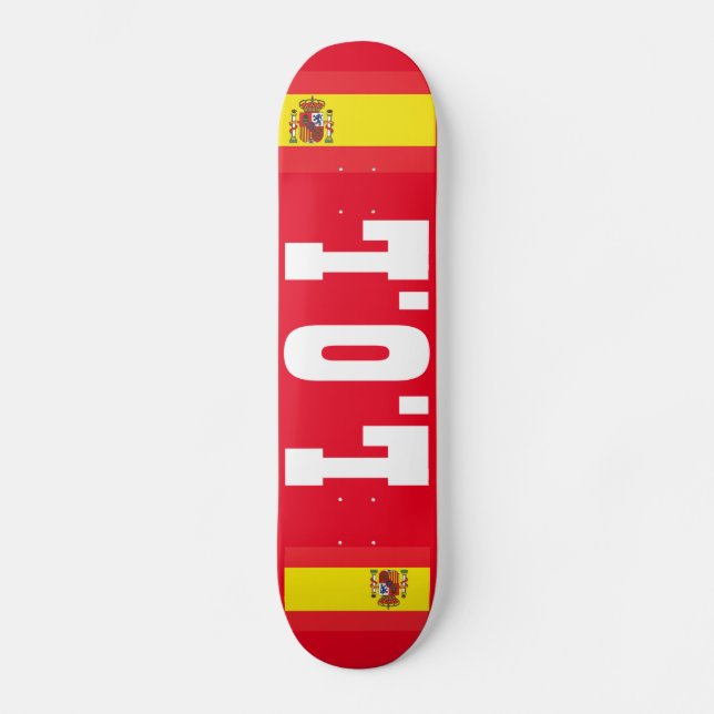 LOL    SPANIEN  Skateboard (Vorderseite)