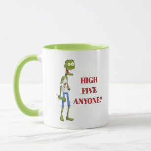 LOL! ☕ Zombie-Tasse – High Five für irgendwen? Tasse
