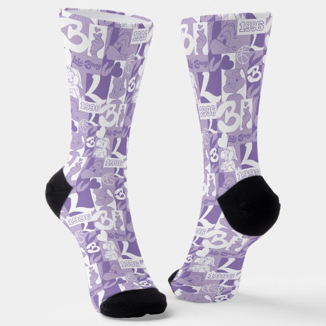 Lola '96 Grid Pattern Socken (Gewinkelt)