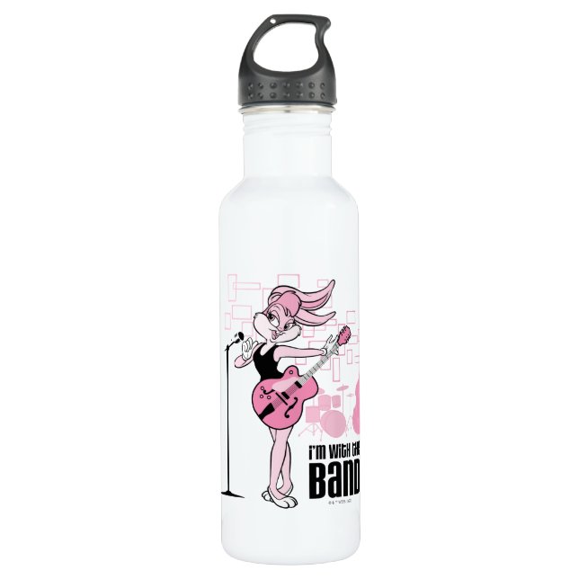 Lola Bunny, ich bin mit der Band Edelstahlflasche (Vorderseite)
