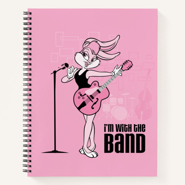 Lola Bunny, ich bin mit der Band Notizbuch (Vorderseite)