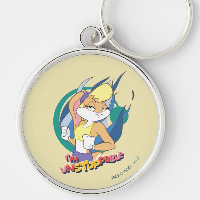 Lola Bunny "Ich bin nicht zu stoppen" Schlüsselanhänger (Vorne)