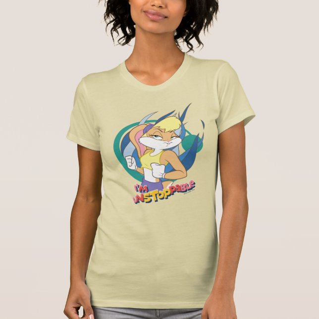 Lola Bunny "Ich bin nicht zu stoppen" T-Shirt (Vorderseite)