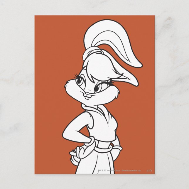 Lola Bunny Lässig Postkarte (Vorderseite)