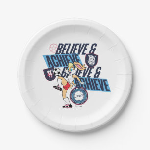 Lola Bunny LOONEY TUNES™ Fußballclub-Grafik Pappteller