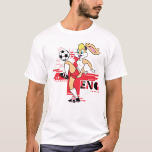 Lola Bunny Team England Fußball Grafik T-Shirt